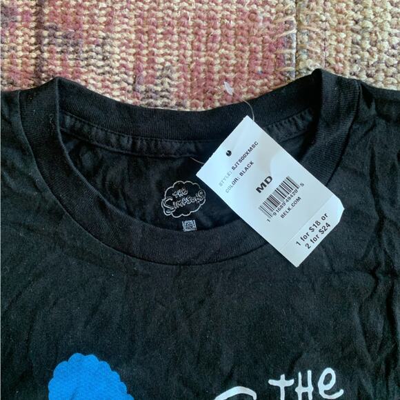 new with tags Simpsons tshirt size medium - Picture 2 of 2
